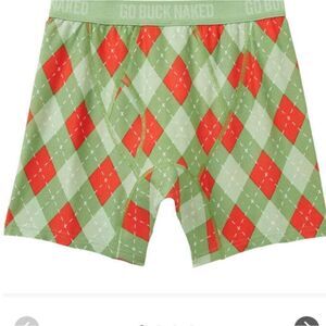 Men's Buck Naked Underwear Argyle NWT